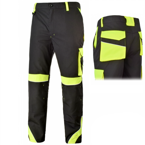 Spodnie robocze CLASSIC-VIS Yellow   rozm.44 2