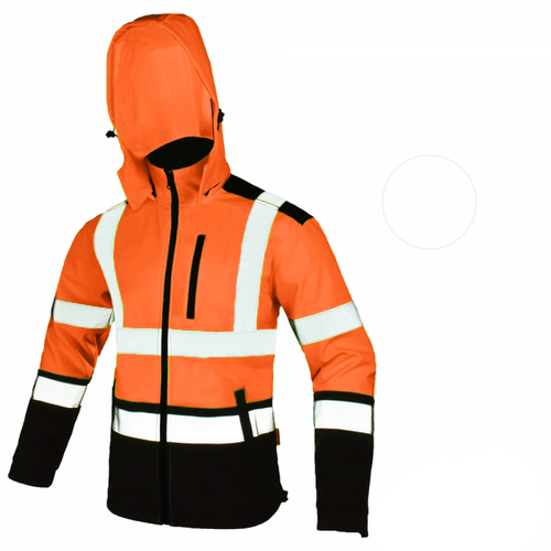 Kurtka robocza Softshell SOFTREF  Pomarańczowa  rozm.M 3