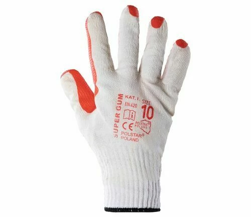 Rękawice powlekane gumą