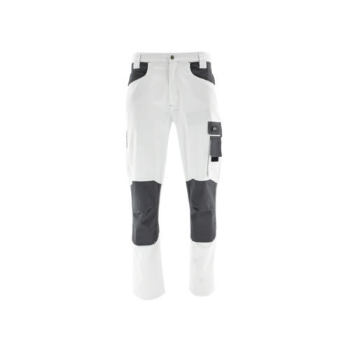 Spodnie robocze do pasa elastyczne ACTIFLEX Sara Workwear Biały rozm.102 1