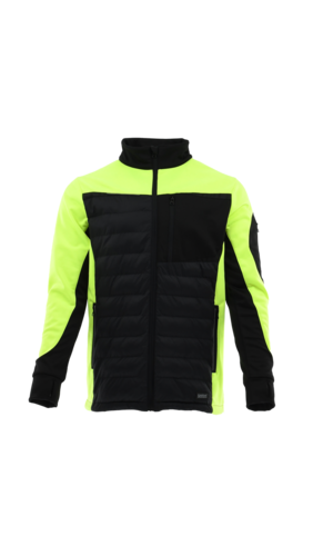 Bluza hybrydowa COMFORT PLUS Czarny/Żółty odblaskowy rozm.L 1